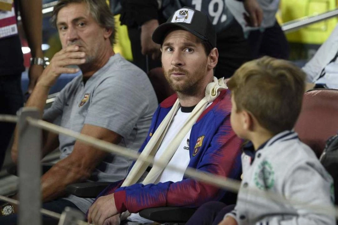 Pepe Costa y Leonel Messi 