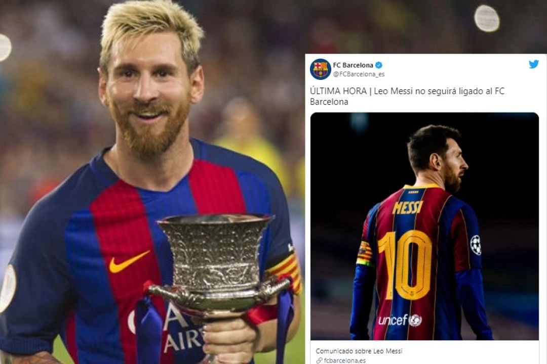 Leo Messi dejó de ser parte del Barcelona 