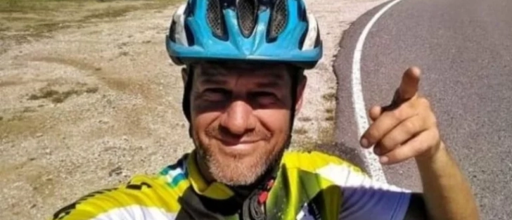 El ciclista de 44 años fue encontrado tras un arduo operativo de búsqueda en el filo serrano. Foto: gentileza Infomerlo.