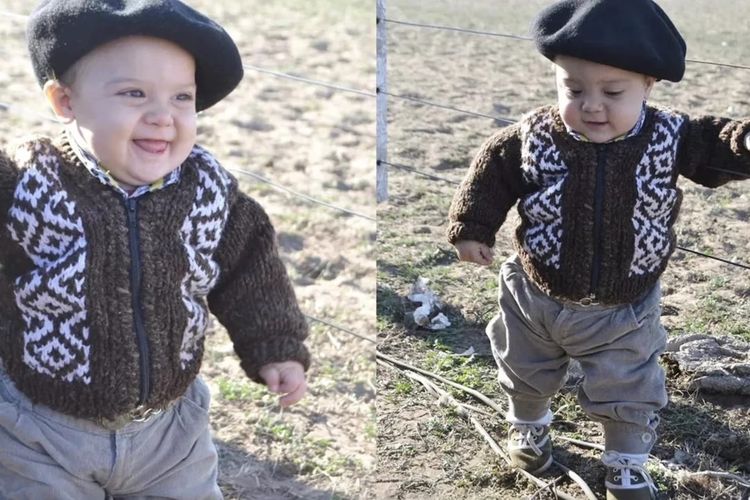 Felipe, el "mini agroinfluencer" que enternece en las redes (Crédito: instagram/ pameevera) 